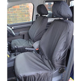 Vw Caddy 2004-2021 Tailored Front Seat Covers - Black